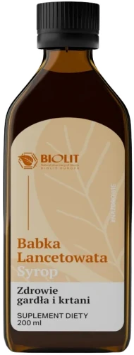 Babka lancetowata Syrop 200 ml, Biolit.webp