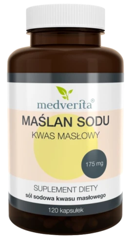 Maślan sodu 120 kapsułek, Medverita