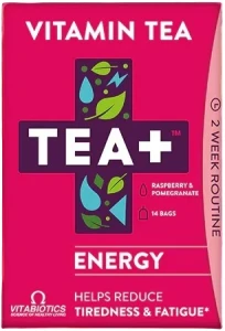Tea+ Energy herbata witaminowa pomagająca w zmęczeniu 14 torebek, Vitabiotics