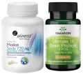 Zestaw Maślan sodu 720mg 100x Vege caps Aliness + Ultimate 16 strain formula 60dr vca, Swanson