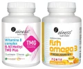 Witamina B-50 Complex + Fish Omega 3 FORTE Trójglicerydy 500/250mg, Aliness