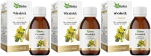 3 x EkaMedica Olej z Wiesiołka 100ml - Cholesterol Krążenie Skóra