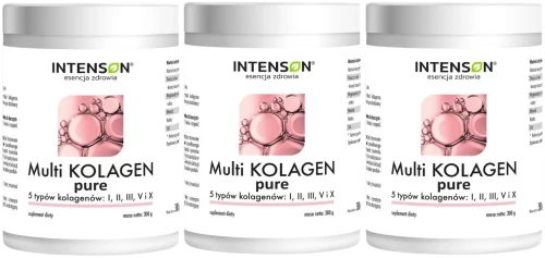 3 x Multi Kolagen pure 300g, Intenson.webp