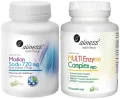 Zestaw Maślan Sodu 720 mg (Kwas masłowy 170 mg) x 100 VEGE kaps. + MULTI Enzyme Complex PRO x 90 VEGE kapsułek, Aliness.webp