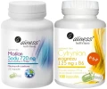 Zestaw Maślan Sodu 720 mg (Kwas masłowy 170 mg) x 100 VEGE kaps. + Cytrynian Magnezu 125 mg z B6 (P-5-P) 100 kaps VEGE Aliness.webp