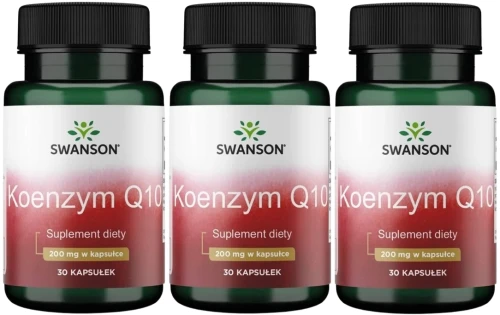 3 x CoQ10 - Koenzym Q10 200mg 30 kaps, Swanson.webp