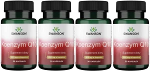 4 x CoQ10 - Koenzym Q10 200mg 30 kaps, Swanson