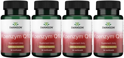 4 x CoQ10 - Koenzym Q10 200mg 30 kaps, Swanson.webp