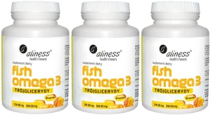 Aliness Fish Omega-3 TG – 3x kapsułki 180/120mg z trójglicerydami EPA DHA i olejem rybim premium