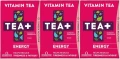 3 x Tea+ Energy herbata witaminowa pomagająca w zmęczeniu 14 torebek, Vitabiotics.webp