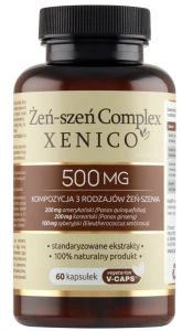 Żeń-szeń Complex Xenico®, 60 kaps. Vcaps®, Xenico