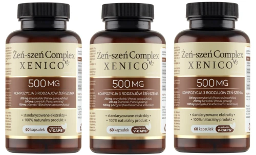 Żeń-szeń Complex Xenico®, 60 kaps. Vcaps®, Xenico.webp