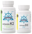 Zestaw Witamina D3 10000 IU 90 kaps. + K2 MK-7 200 μg 90 kaps., Navigator (id: 2628)