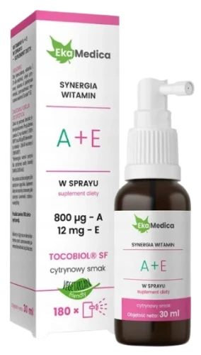 Witaminy A+E spray 30 ml, EkaMedica