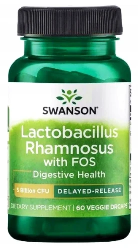 Lactobacillus Rhamnosus with FOS 60kaps vege, Swanson
