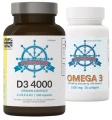 ZESTAW - Cztery Pory Roku. Witamina D3 4000 Complex, 240 kapsułek + OMEGA 30 KAPS GRATIS