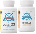 ZESTAW - Witamina D3 10000 IU 240 kapsułek miękkich (softgels) + OMEGA 30 KAPS GRATIS (id: 7786)