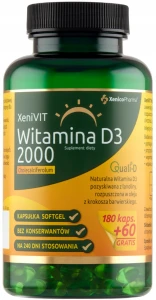 XeniVIT Witamina D 2000, 240 kaps. softgel, Xenico