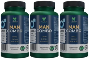 Zestaw 3x - MAN COMBO 60 kaps, Lanco Nutritions 