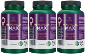 Zestaw 3x - MENOPAUZA MAX 60 kaps, Lanco Nutritions