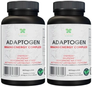 Zestaw 2x - ADAPTOGEN - Brain & Energy Complex 60 kaps, Lanco Nutritions