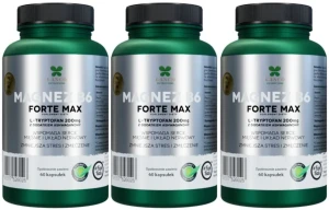 Zestaw 3x - MAGNEZ B6 FORTE MAX 60 kaps, Lanco Nutritions