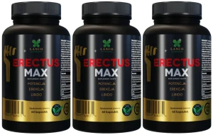 Zestaw 3x - ERECTUS MAX 60 kaps, Lanco Nutritions
