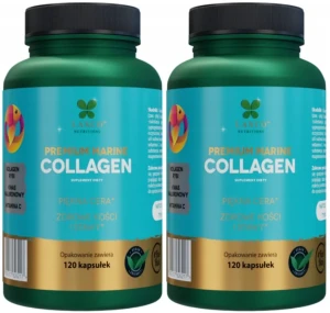 Zestaw 2x - PREMIUM MARINE COLLAGEN 2400MG 120 kaps, Lanco Nutritions