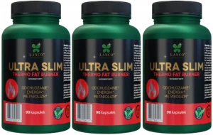 3 x Lanco Nutritions ULTRA SLIM THERMO FAT BURNER 90 kapsułek - Spalacz Tłuszczu Kontrola Wagi