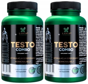 Zestaw 2x - TESTO COMBO 60 kaps, Lanco Nutritions