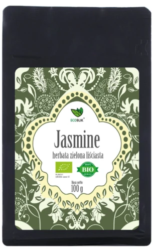2..webpECOBLIK Herbata zielona JASMINE 100g luz EKO, Aliness