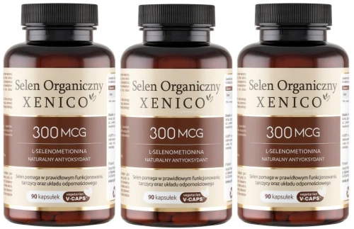 3 x Selen Organiczny Xenico®, 90 kaps. Vcaps®, Xenico (id: 5480)