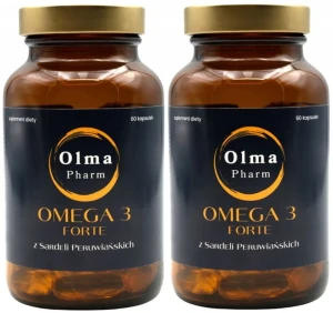 Zestaw 2x - Omega 3 forte z Sardeli Peruwiańskich 60 kapsułek, Olma Pharm