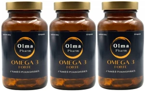 Zestaw 3x - Omega 3 forte z Sardeli Peruwiańskich 60 kapsułek, Olma Pharm