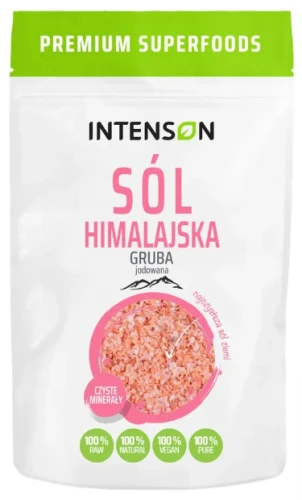 Sól himalajska jodowana gruba 500g, Intenson (id: 4171)