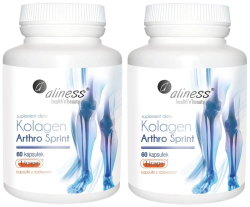 Zestaw 2x Kolagen Arthro Sprint LICAPS Vege 60 kaps Aliness