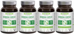 Zestaw 4x - Berberine Complex+ 510 mg 60 kapsułek, Biowen