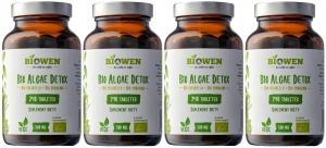 Zestaw 4x - BIO Algae Detox 240 tabletek, Biowen