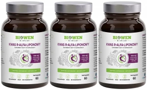 Zestaw 3x - Kwas R-Alfa-Liponowy 60 kapsułek, Biowen