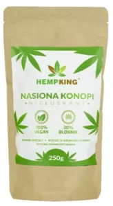 Nasiona niełuskane 250g, HempKing