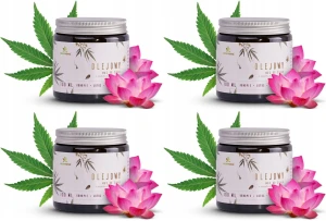 Zestaw 4x - Olejowy mus do ciała LOTOS, HempKing