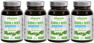 Zestaw 4x - Rhodiola Rosea 60 kapsułek, Biowen