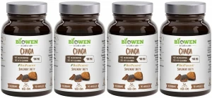 Zestaw 4x - Chaga 400 mg 90 kapsułek, Biowen