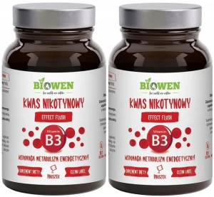 Zestaw 2x - B3 Kwas nikotynowy - 120g, Biowen
