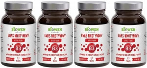 Zestaw 4x - B3 Kwas nikotynowy - 120g, Biowen
