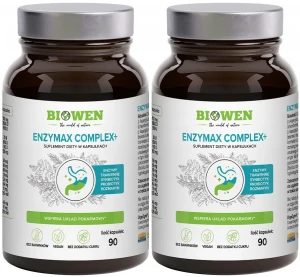 Zestaw 2x - Enzymax Complex Enzymy trawienne 90 kaps., Biowen