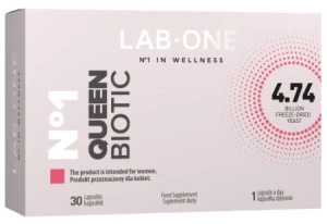 Lab One N°1 QUEENbiotic 30 kapsułek - Mikroflora Pochwy i Profilaktyka Infekcji Intymnych