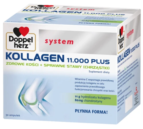 DOPPELHERZ System KOLLAGEN PLUS 30 ampułek 25 ml
