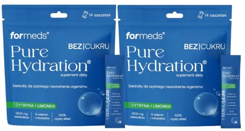 Zestaw 2x - Pure Hydration Cytryna Limonka, ForMeds