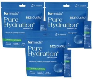 Zestaw 3x - Pure Hydration Cytryna Limonka, ForMeds